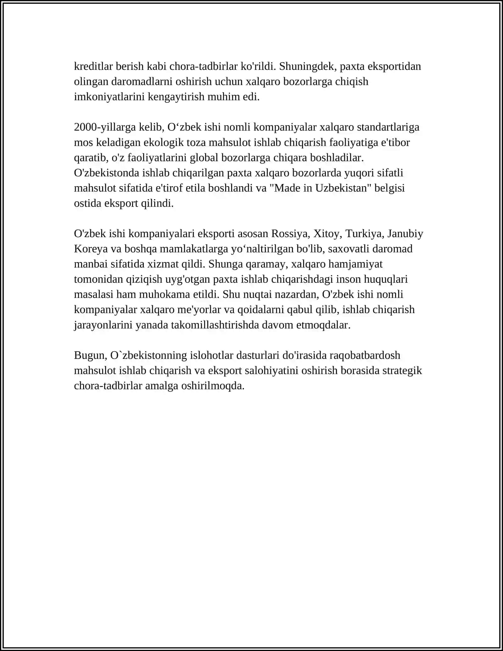 O‘zbek ishi nomli kompaniyalar 4