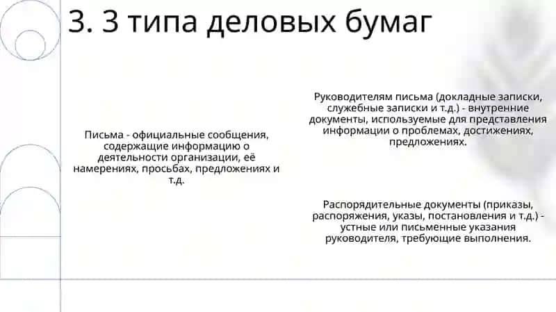 Правила Оформления Деловых Бумаг 4