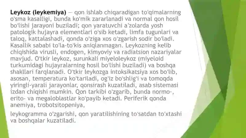 O’TKIR LEYKOZ LABORATOR DIAGNOSTIKASI 4