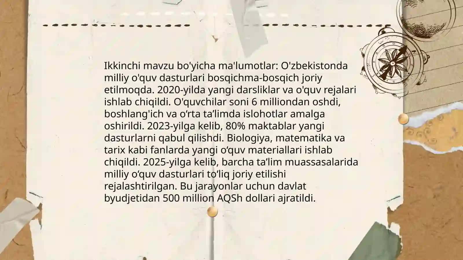 Taʼlim sohasida islohotlar 4