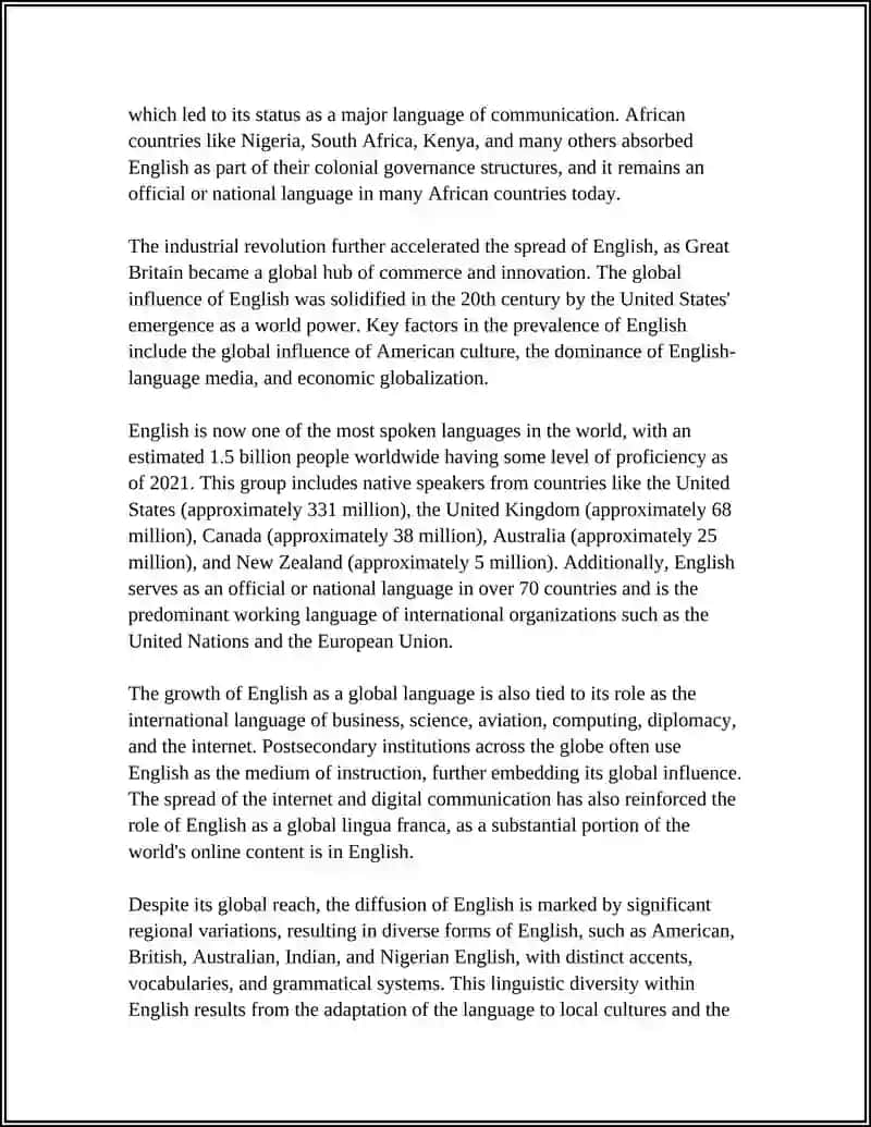 ENGLISH AROUND THE WORLD 4