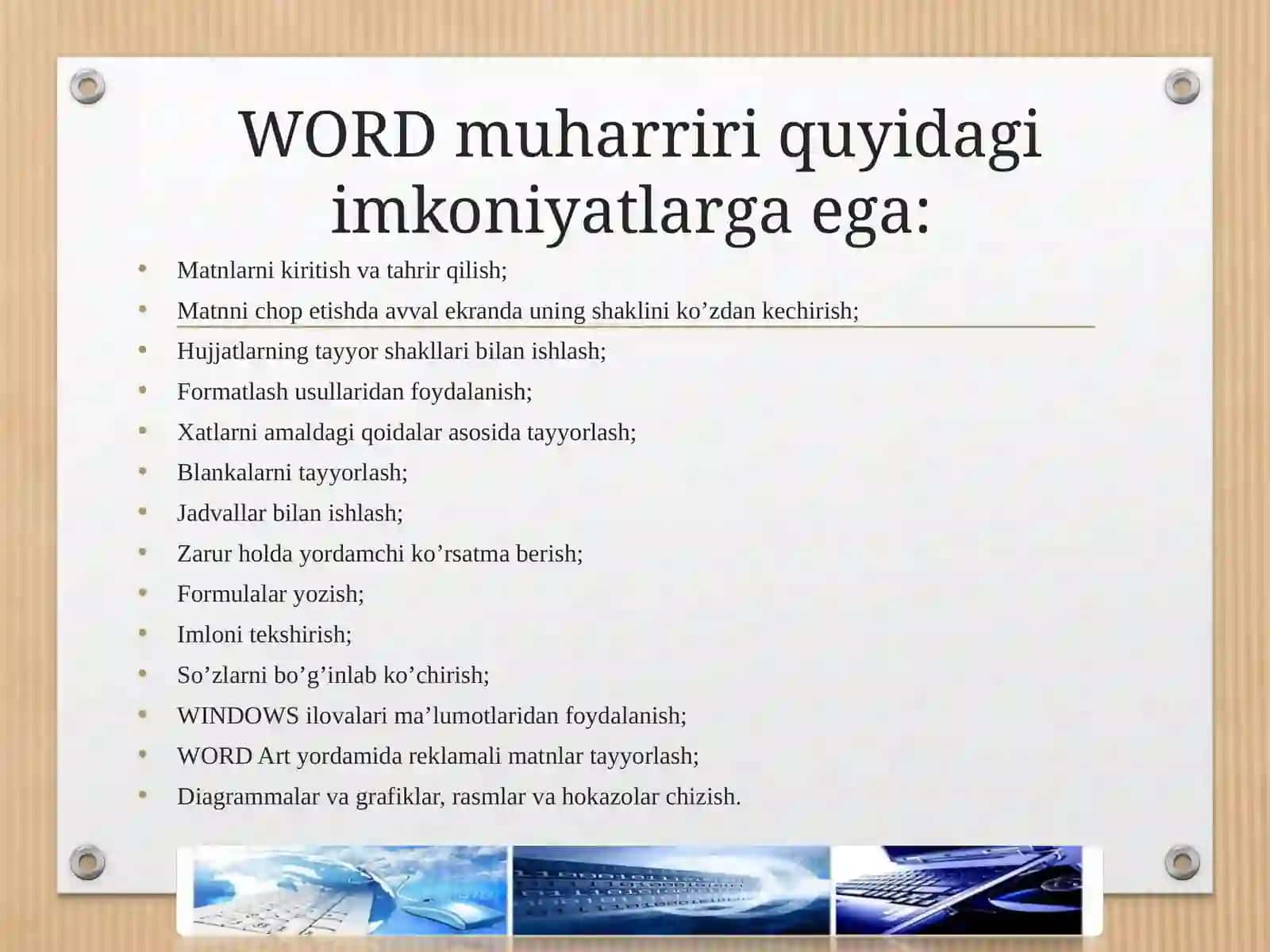 Zamonaviy matn redaktorlari 4