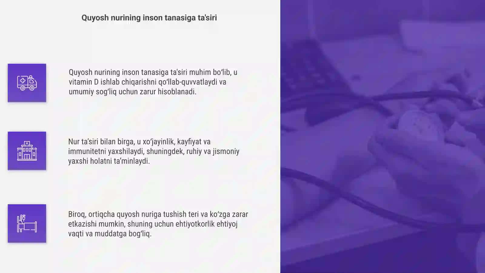 Quyosh nurining biologik ta’siri 4
