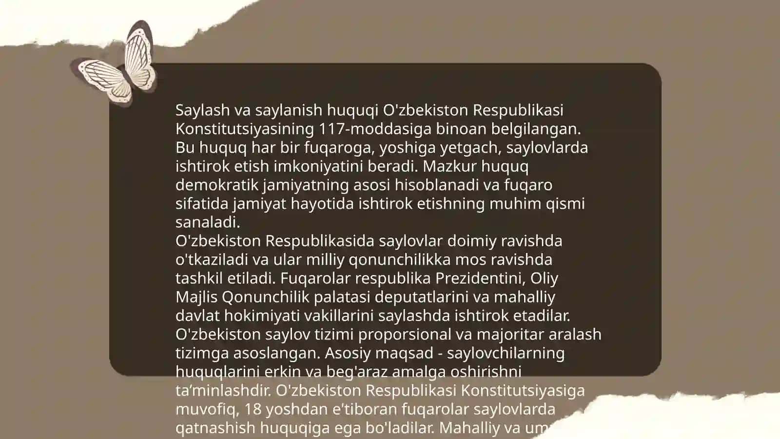 Siyosiy Huquqlar 4
