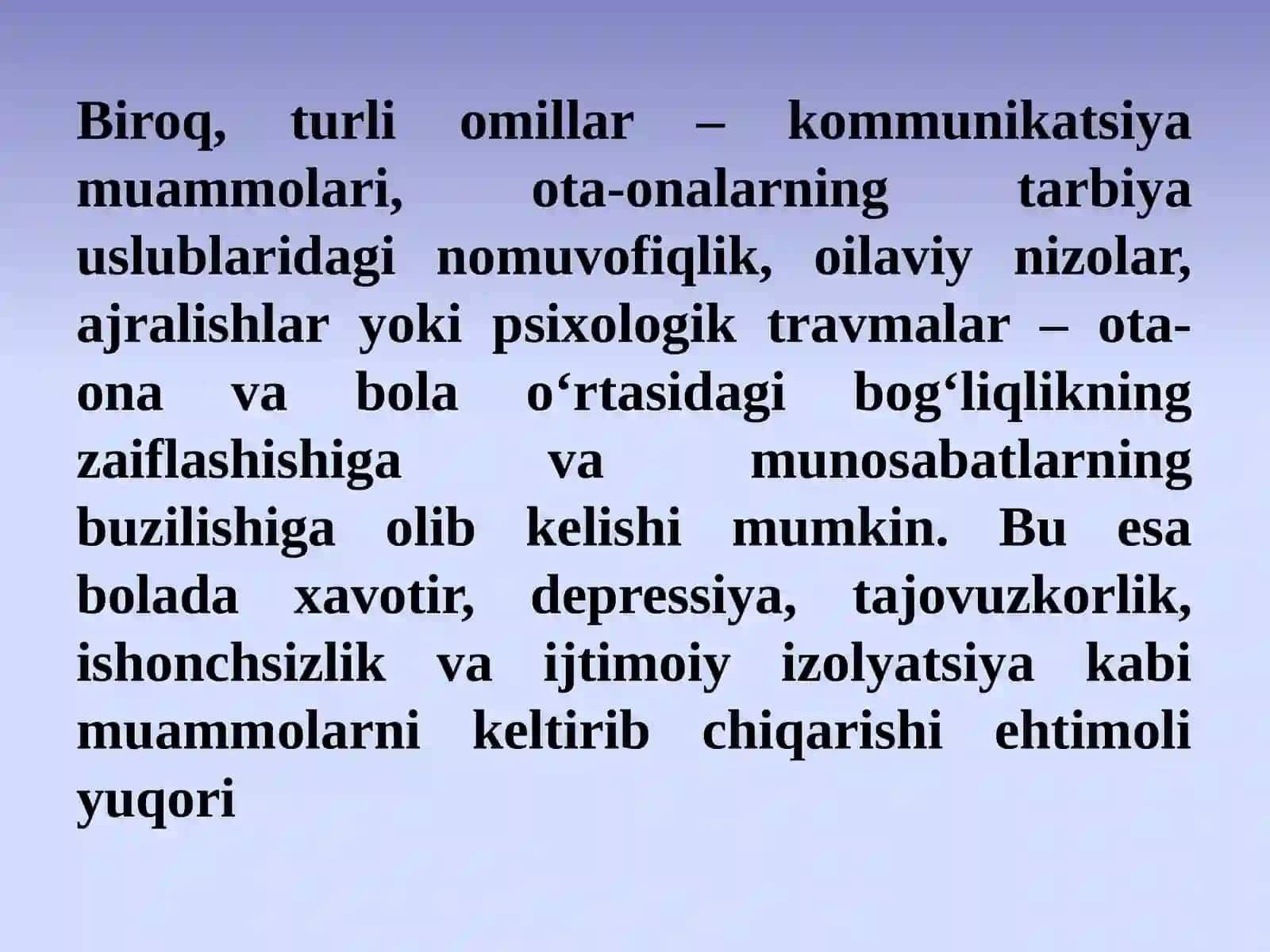 Ota-onalar va bolalar o‘rtasidagi munosabatlar psixoterapiyasi 4