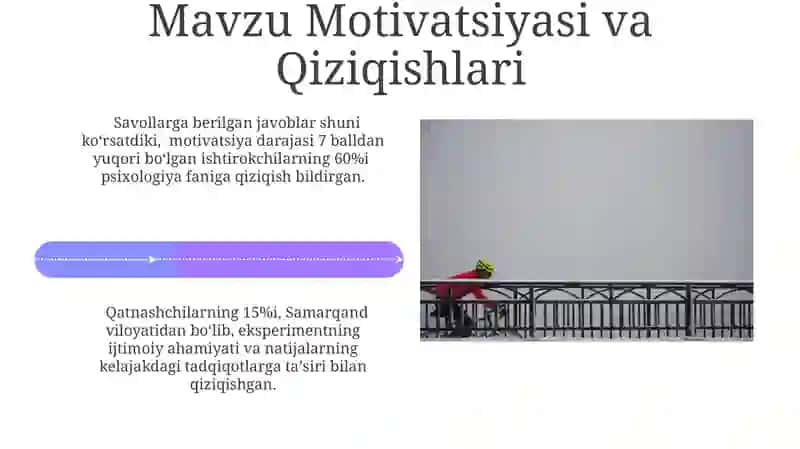 Tajriba Mavzusi Shaxsiyatining Ta'rifi 4