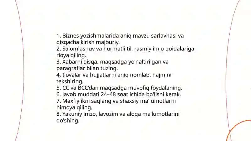 Biznesda komunikatsiya 4