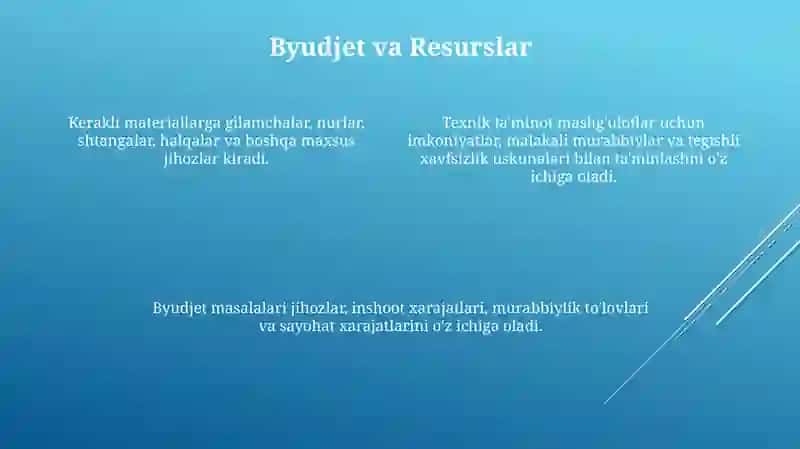 Gimnastika mashg‘ulotlarining moddiy-texnik ta‘minoti 4