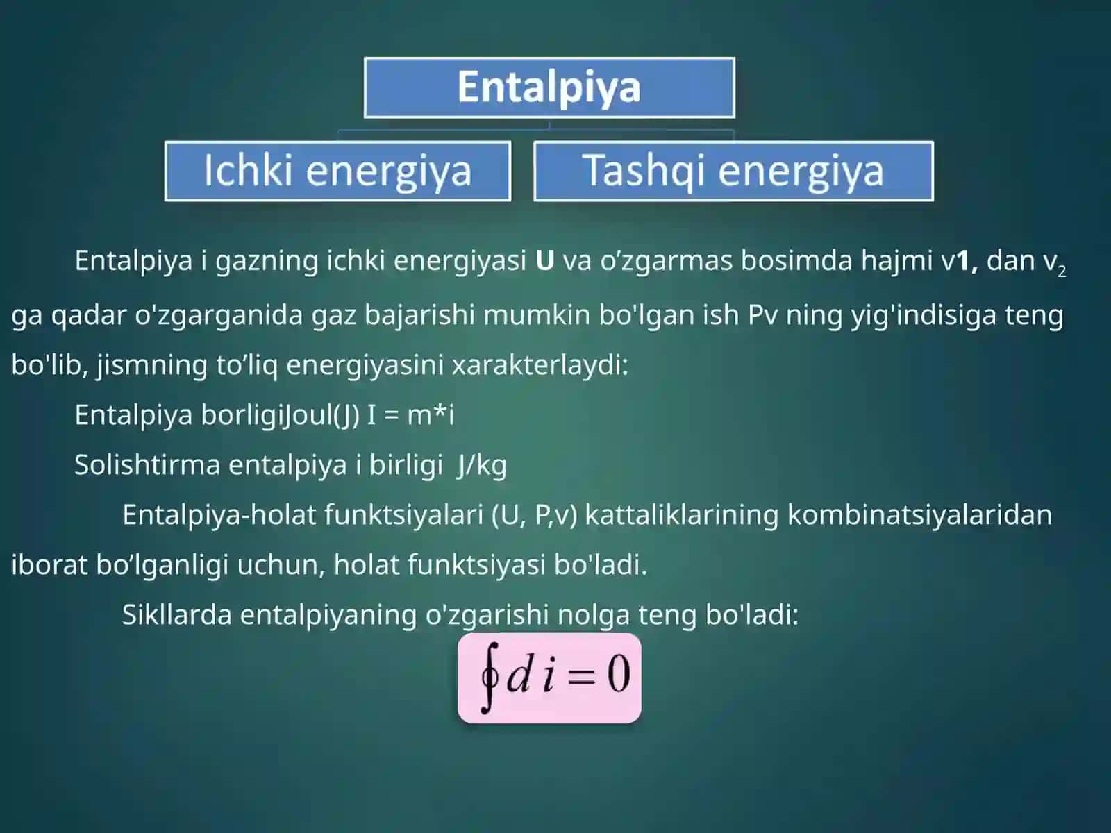 Termodinamikaning ikkinchi qonunlari 4