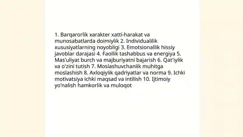 Xarakter haqida tushuncha 4
