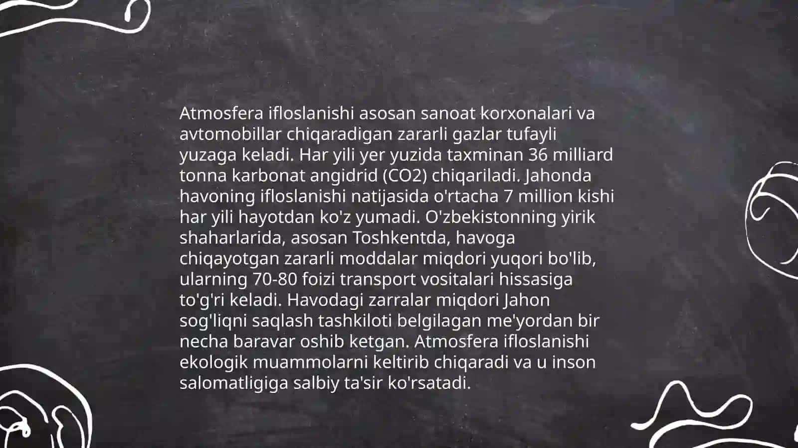 Ekalogiyaning global muammolari 4