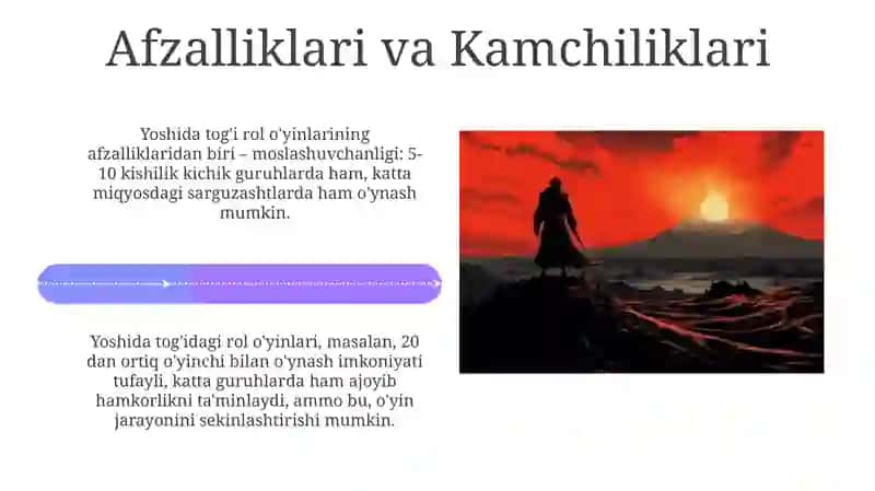 Yoshida tog'i Rolli O'yinlar 4