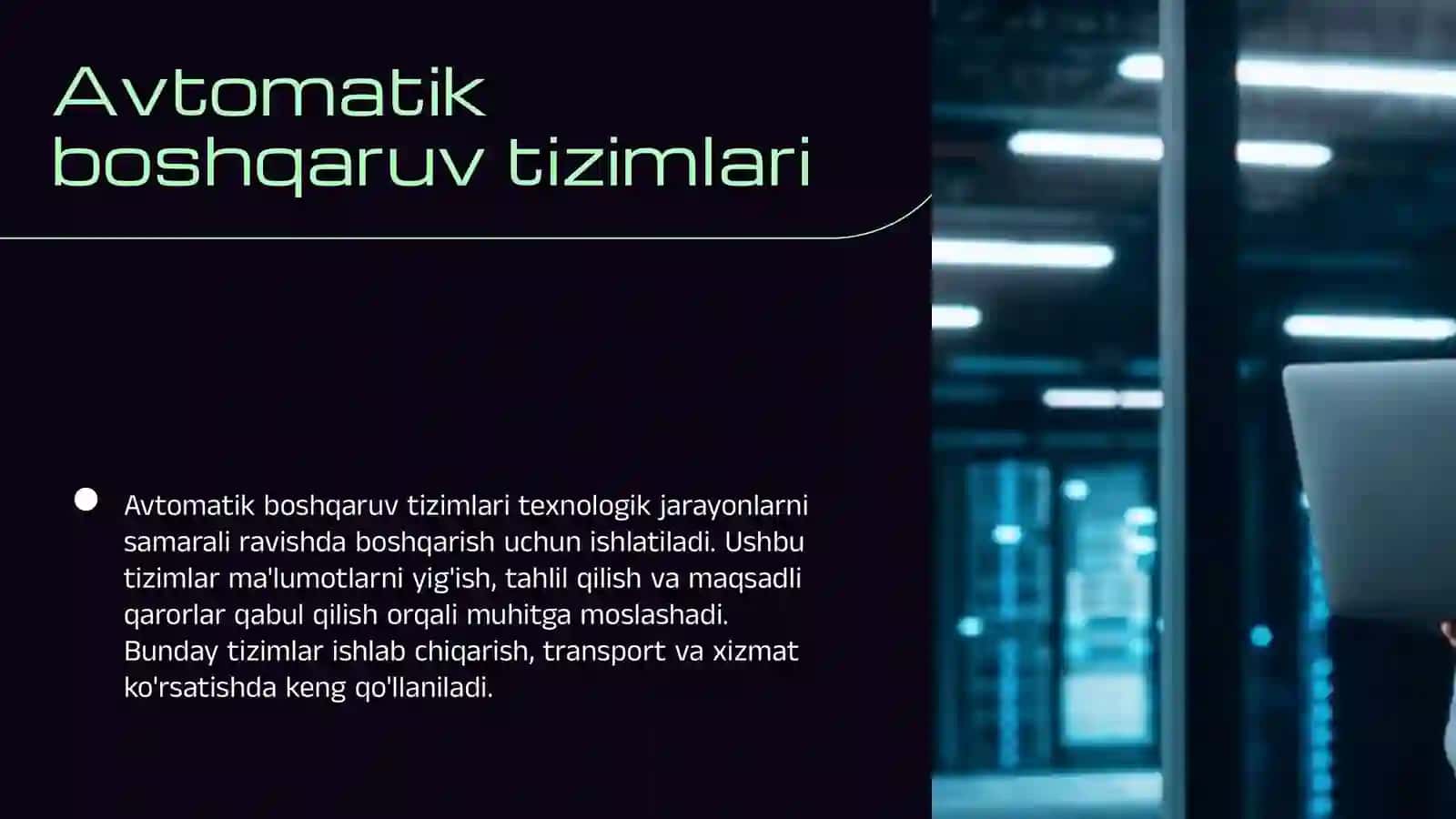 Avtomatik boshqaruv algoritmi 4