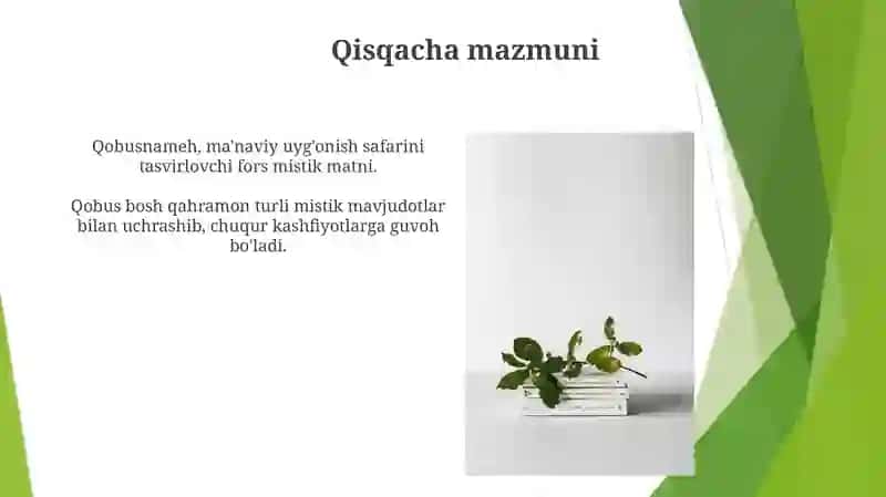 Qobusnoma 4