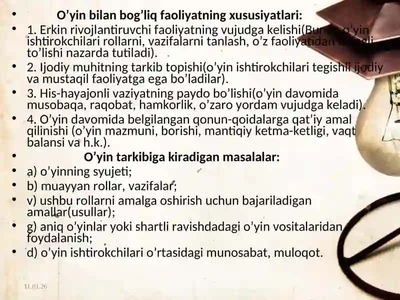 Didaktik o`yinli texnologiyalar 4