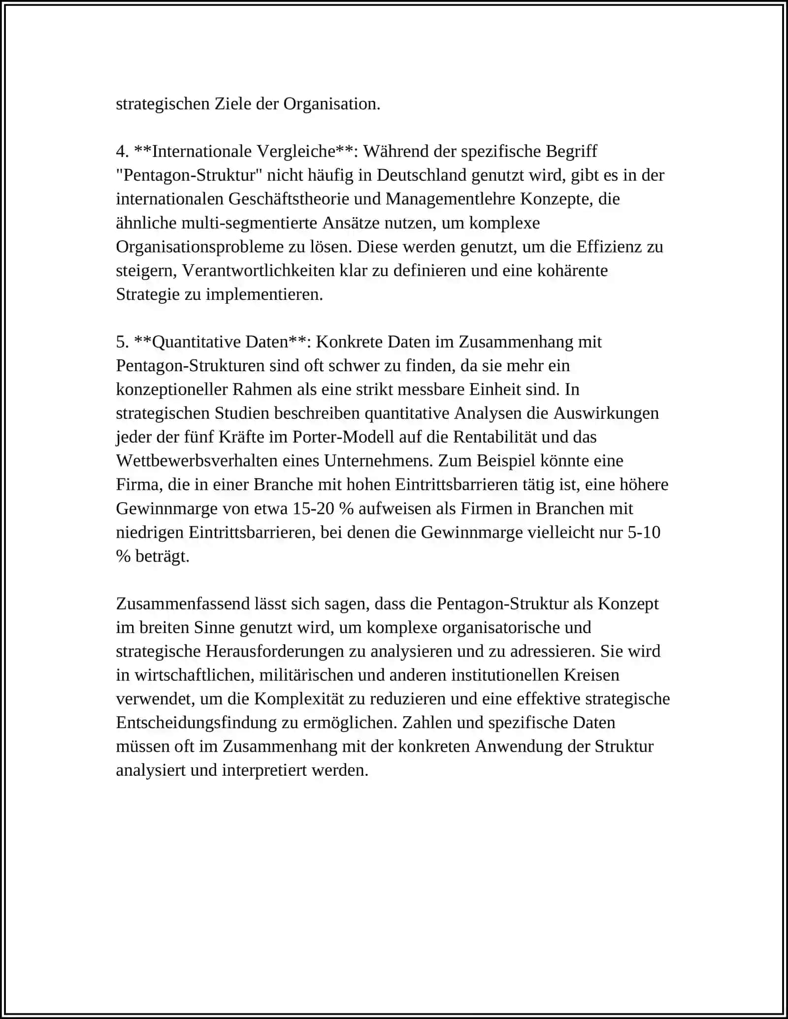 Pentagon Struktur 4