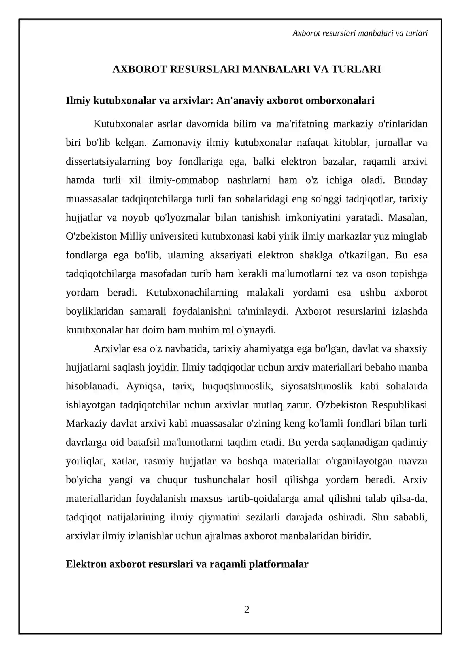 Adabiyotlarni izlash va tanlash 4