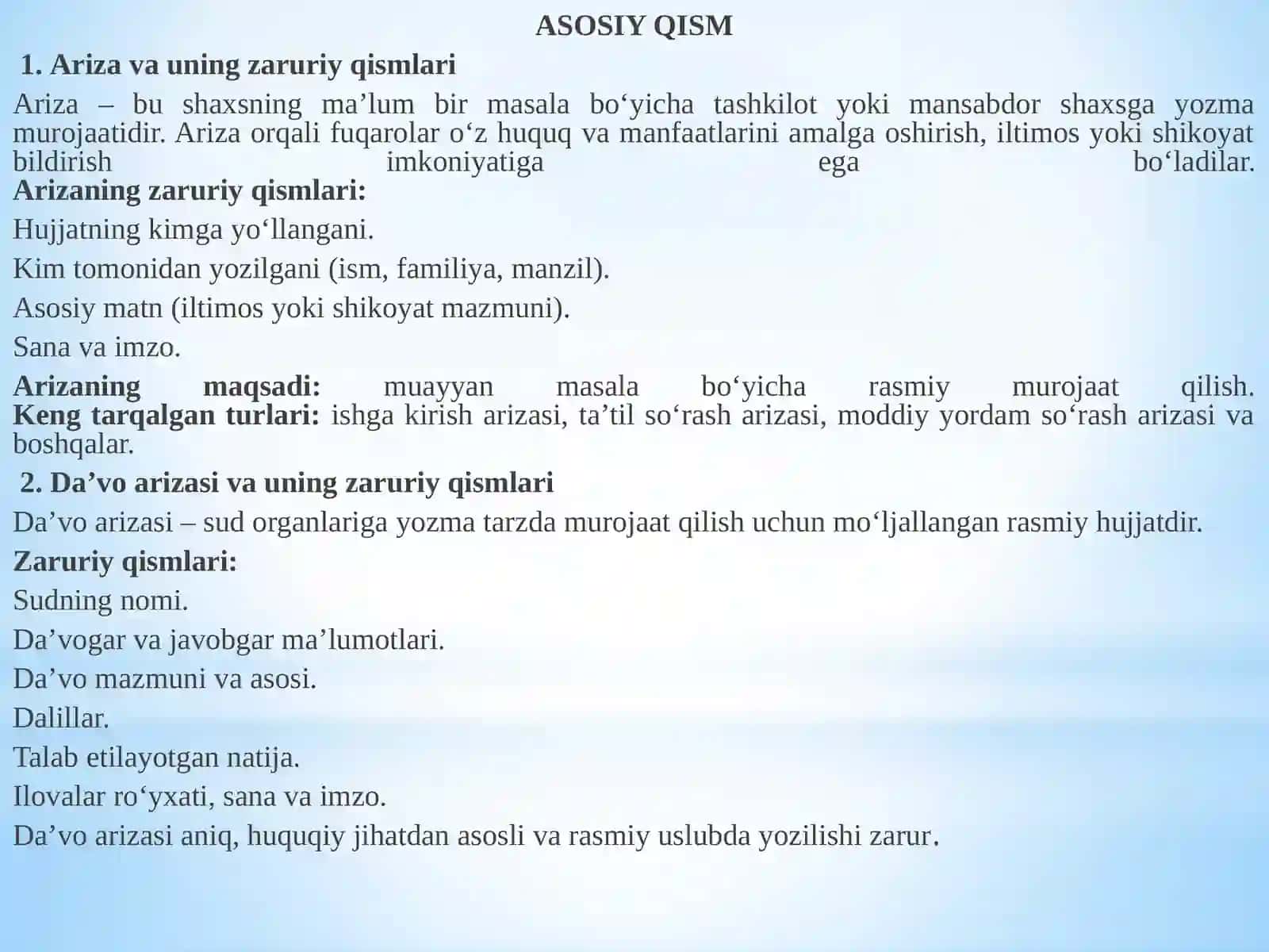 Ma'lumot-axborot hujjatlari 4