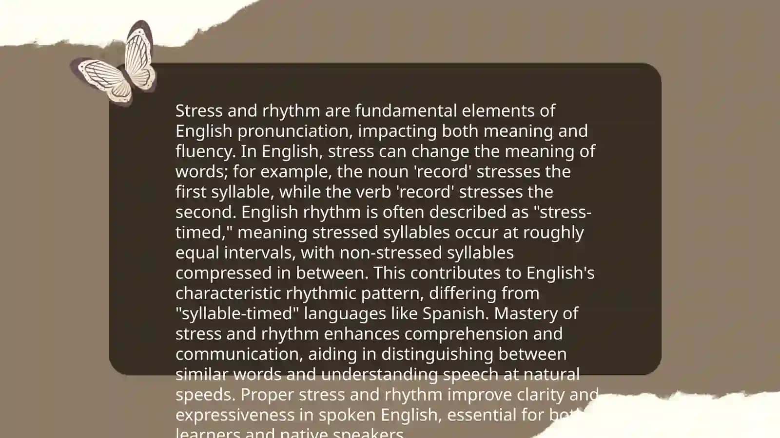 Fiature of spoken English 4