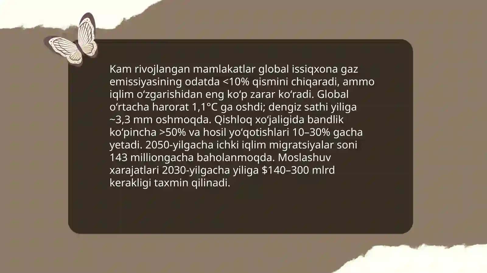 Iqlim oʻzgarishi kimga “qimmatga tushyapti”? 4