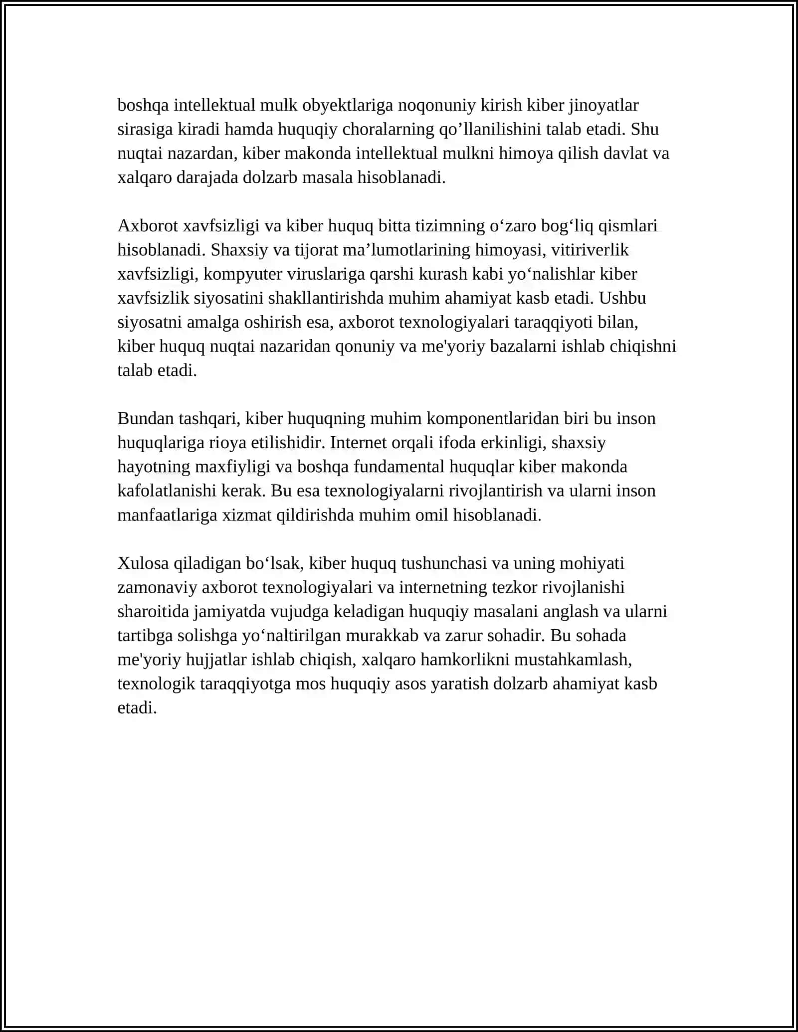 Kiber Huquq Tushunchasi va Belgilari 4
