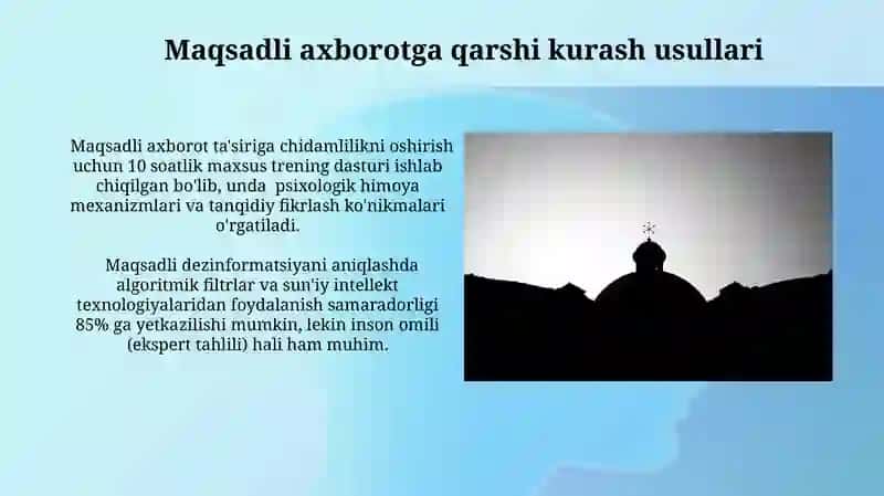 Maqsadli Axborot: Psixologik Tahdidlar 4
