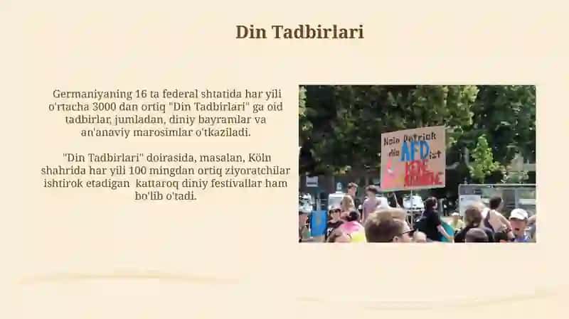 Germaniya davlatining ommaviy tadbirlari 4