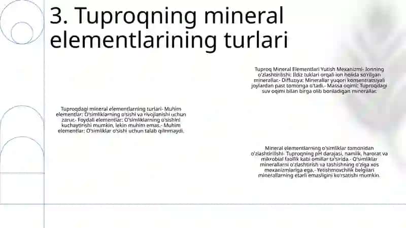 Tuproq Mineral Elementlari Yutish Mexanizmi 4