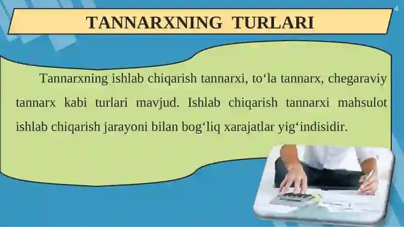 TANNARX TUSHUNCHASI 4