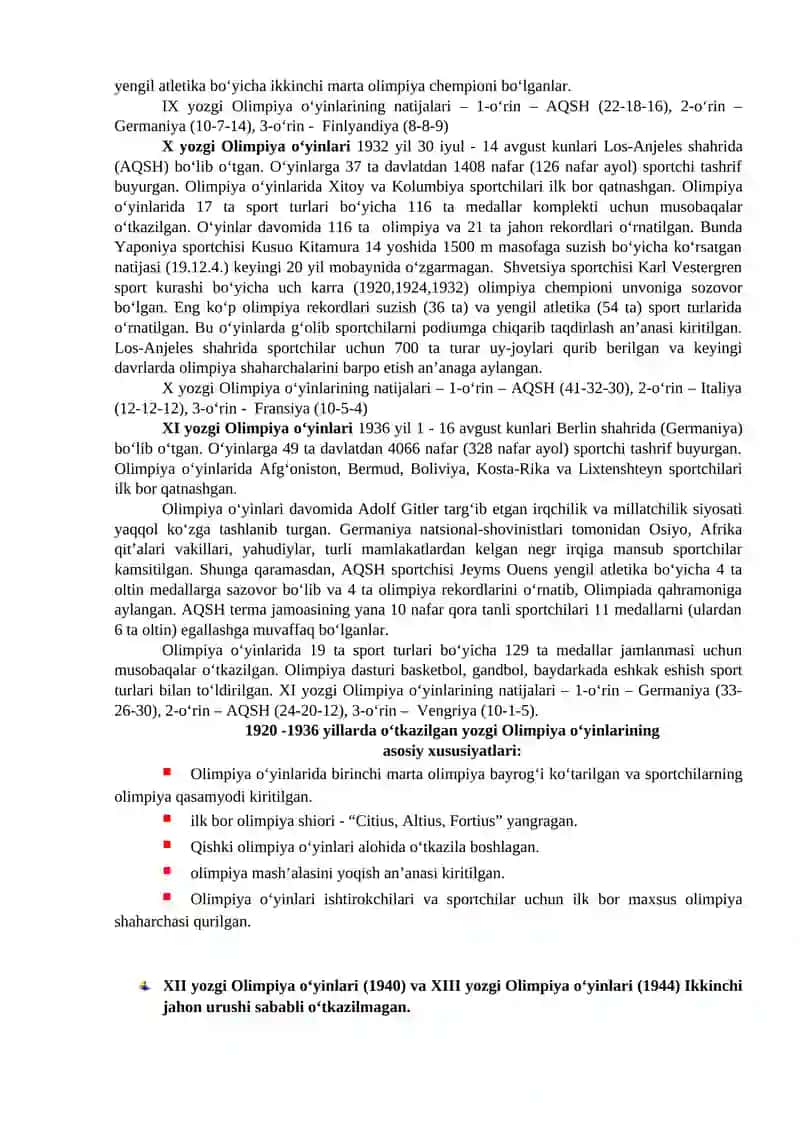 YOZGI OLIMPIYA O‘YINLARI 4
