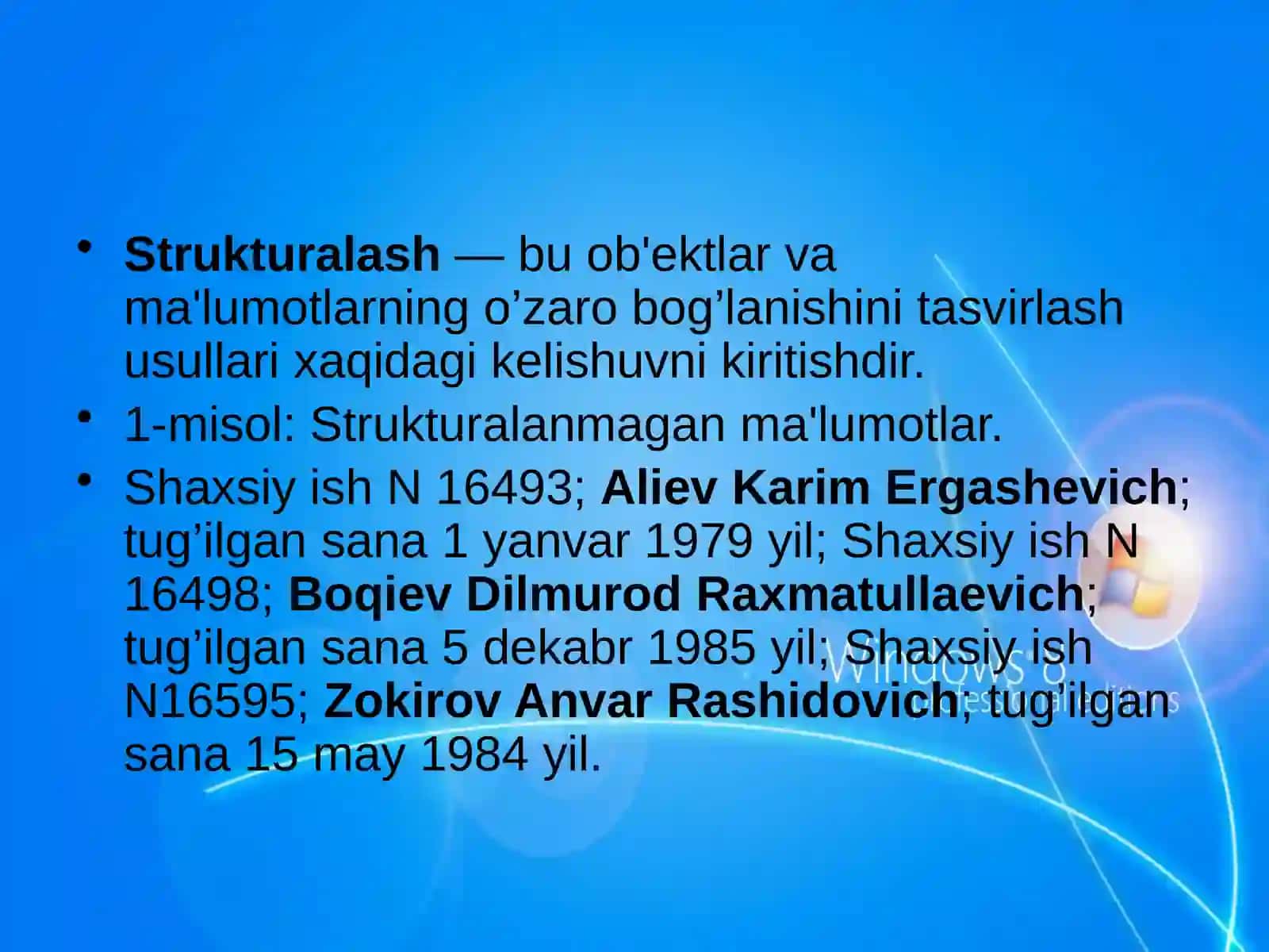 Ma'lumotlar ombori va uning tuzilishi 4