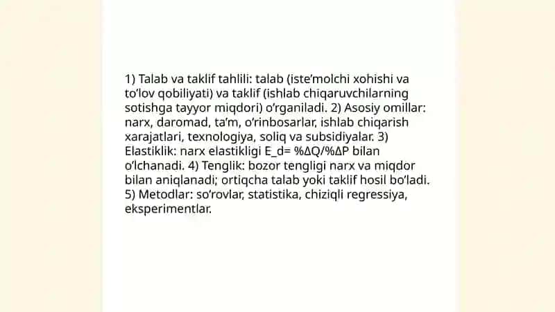 Bozor kon’yunkturasi 4
