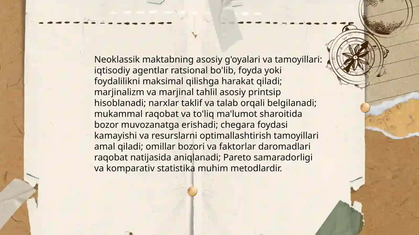 Neoklassik iqtisodiy maktab 4