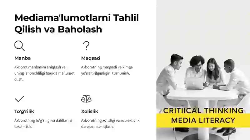 Media Savodxonlik va Axborot Madaniyati 4