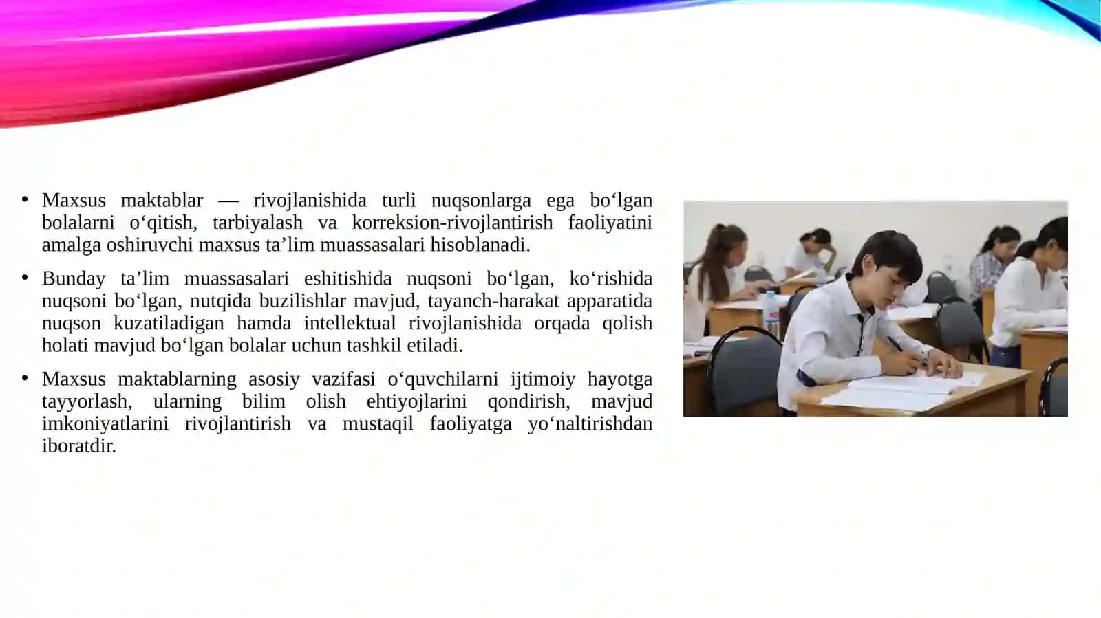 MAXSUS MAKTABLARDA TA’LIM MAZMUNI 4