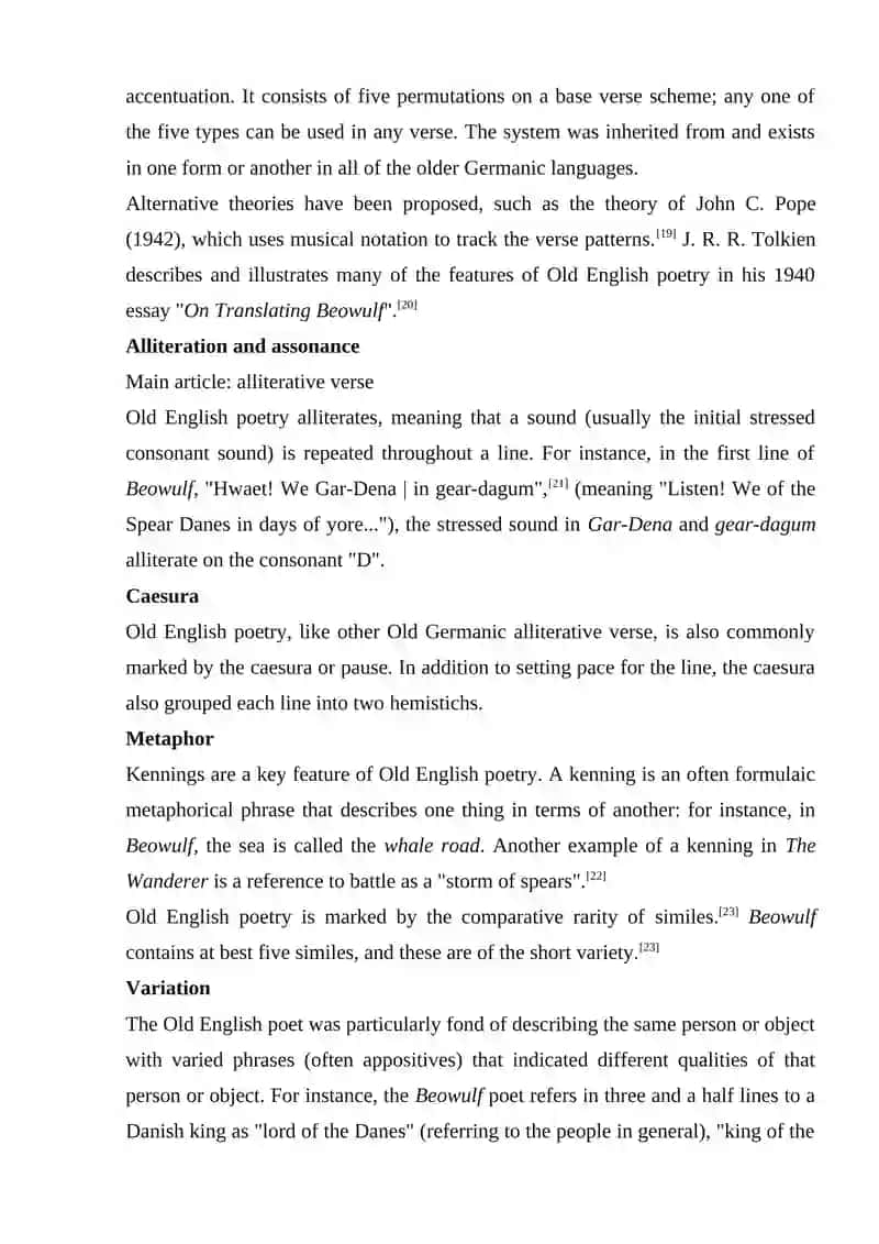 Old English Manuscripts and Written Recordings 4