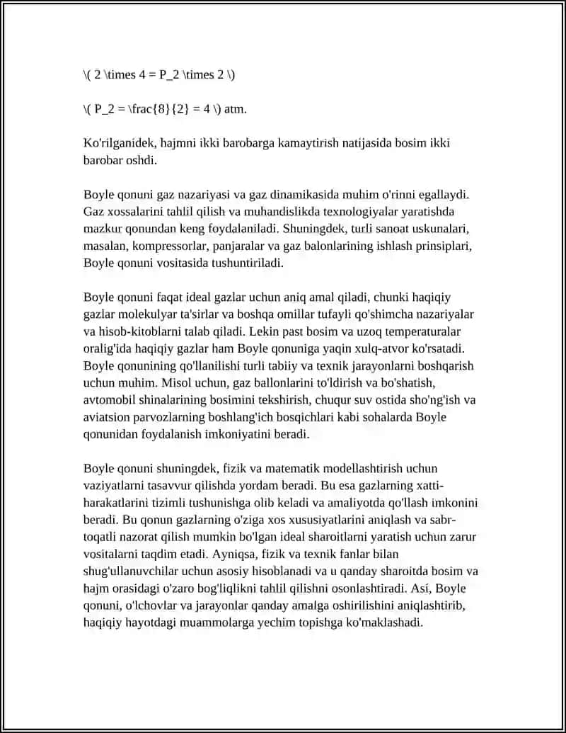GAZ QONUNLARI 4