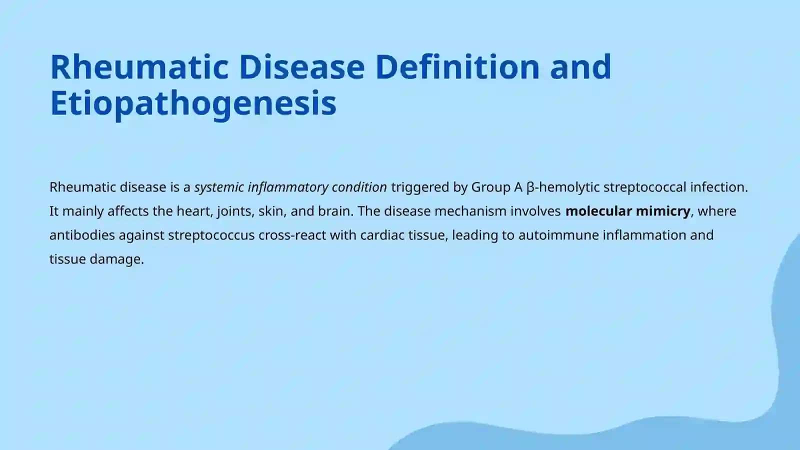 Rheumatic and Infective Heart Diseases 4