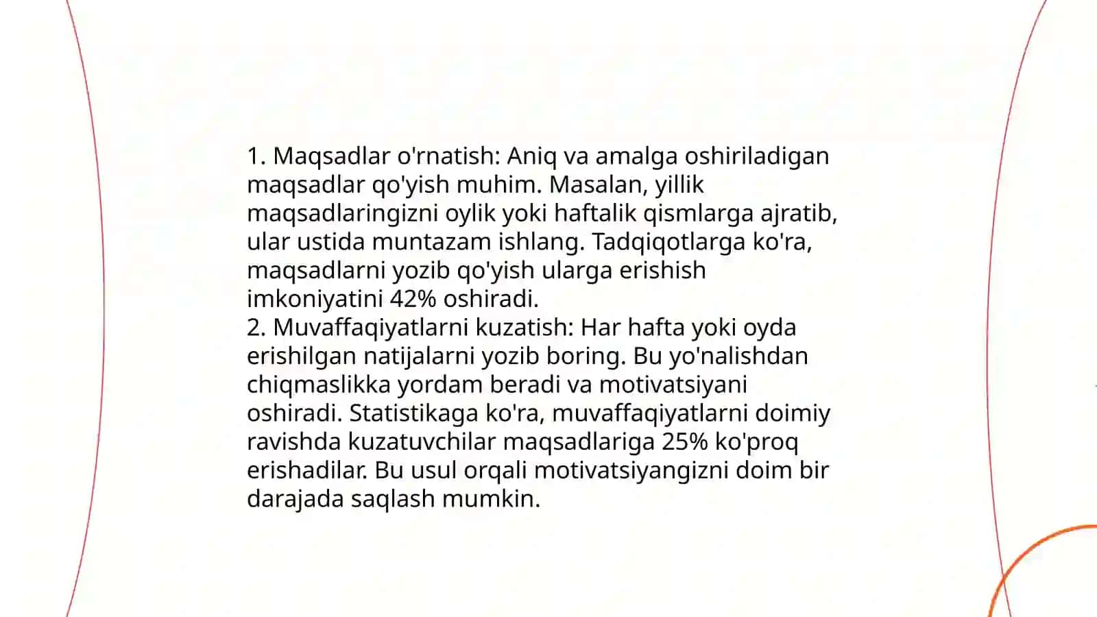 Alohida faoliyat turlari mativatsasi 4