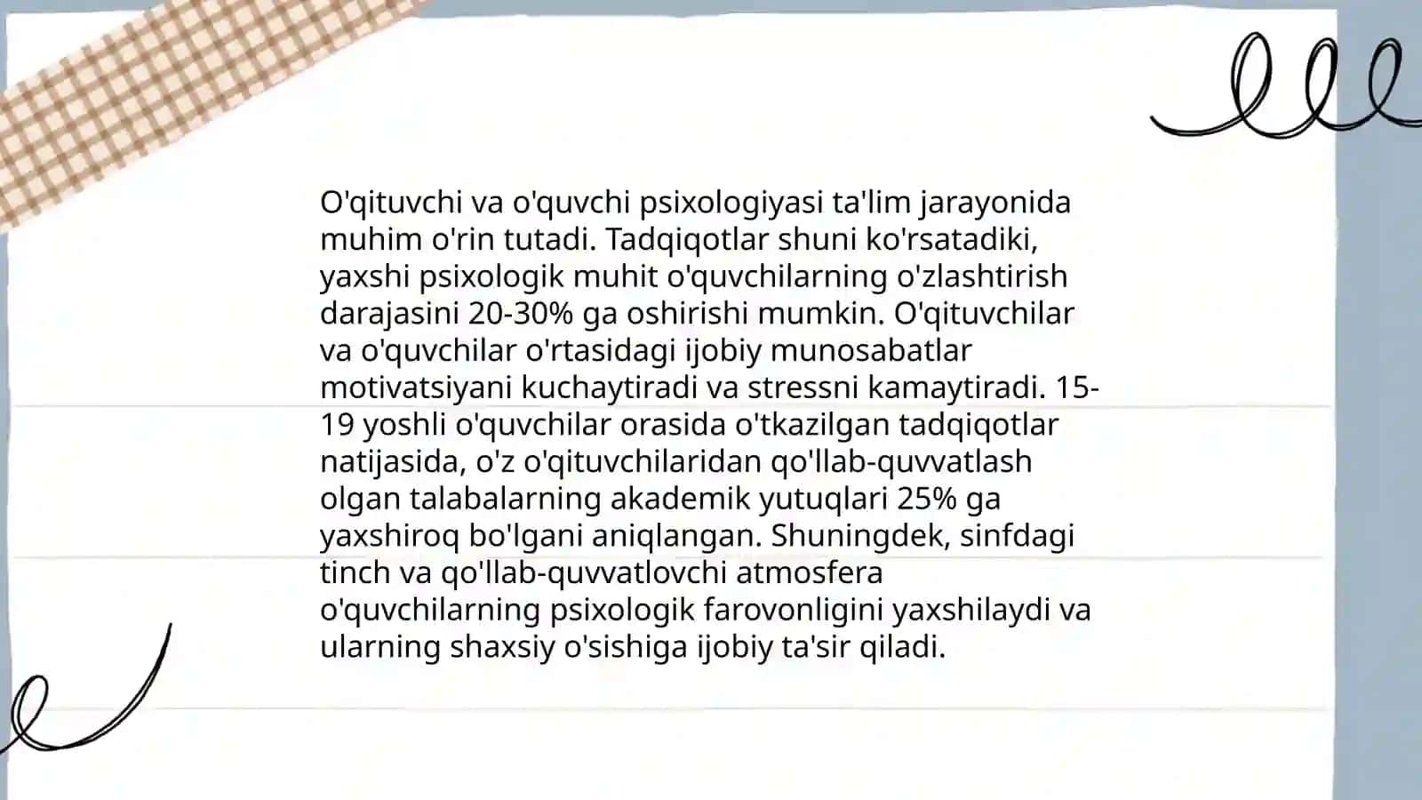 Ta'lim jarayonining psixologik asoslari 4