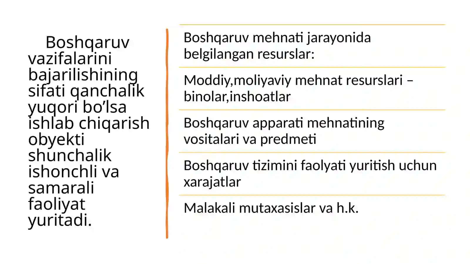 Boshqaruv mehnatini ilmiy tashkil qilish 4