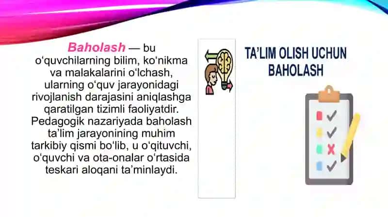 Matematika darslarida baholashning zamonaviy shakllari 4