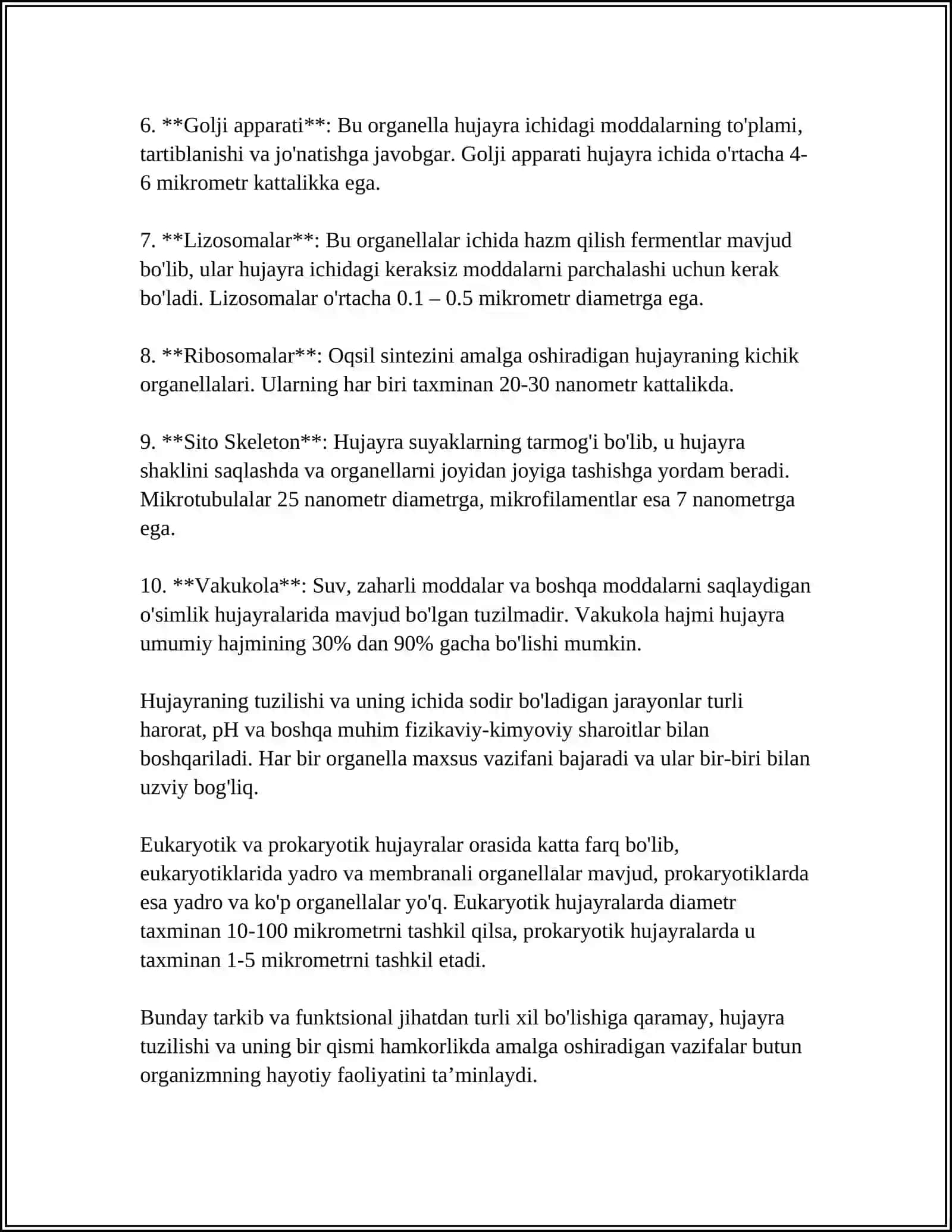 HUJAYRA BIOLOGIYASI 4