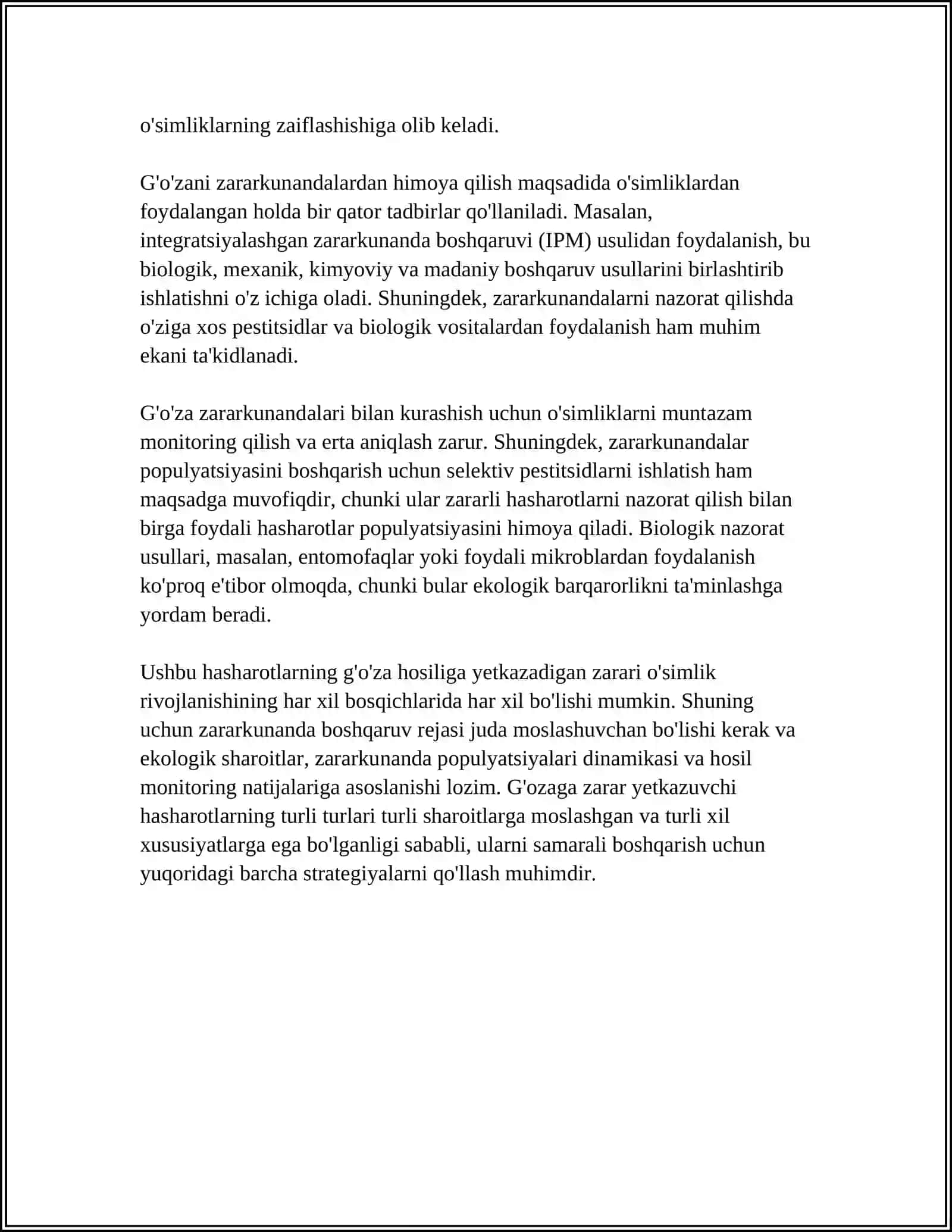 G'o'zaga zarar yetkazuvchi hashoratlar 4