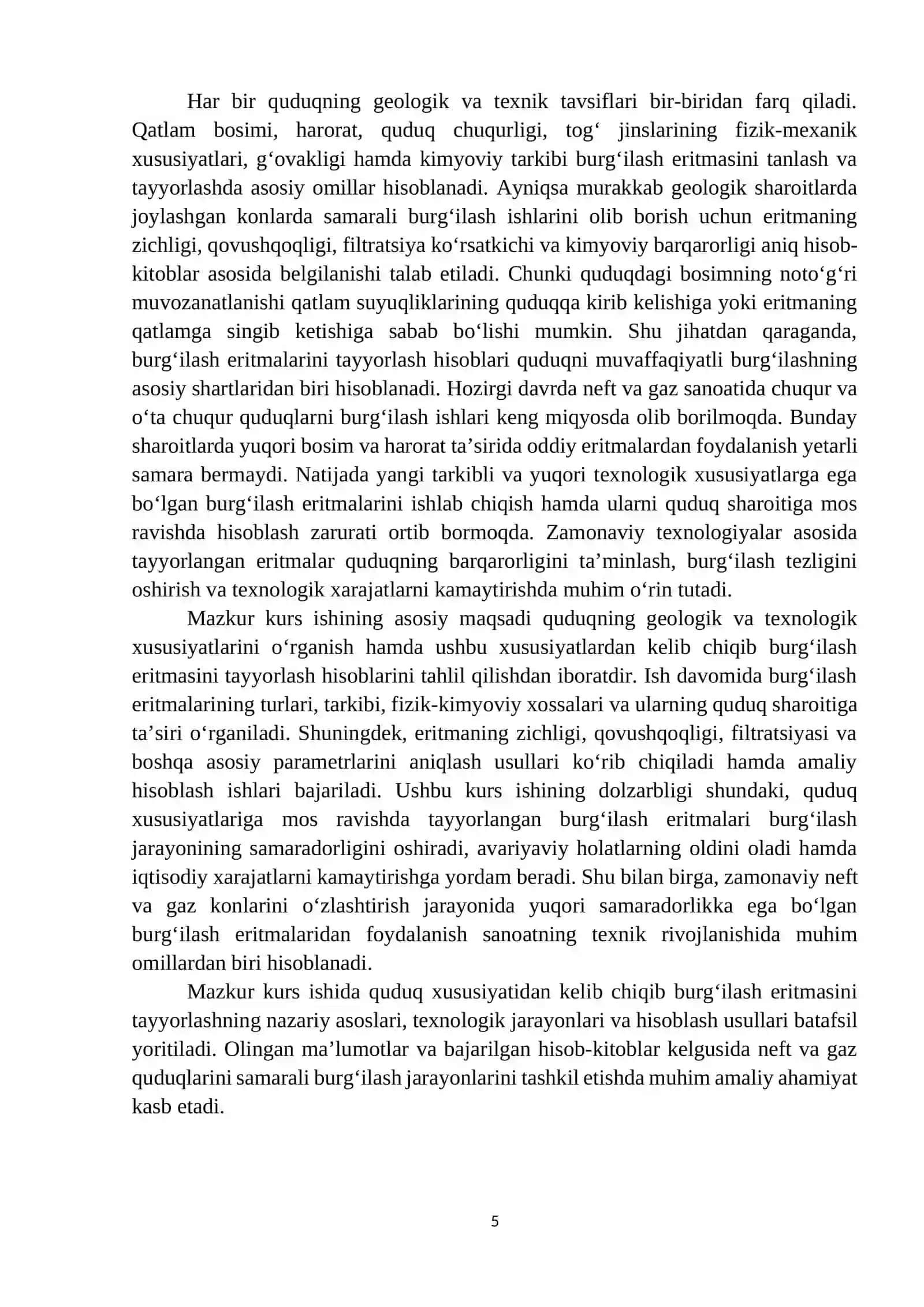burg’ilash eritmasini tayyorlash hisoblari 4