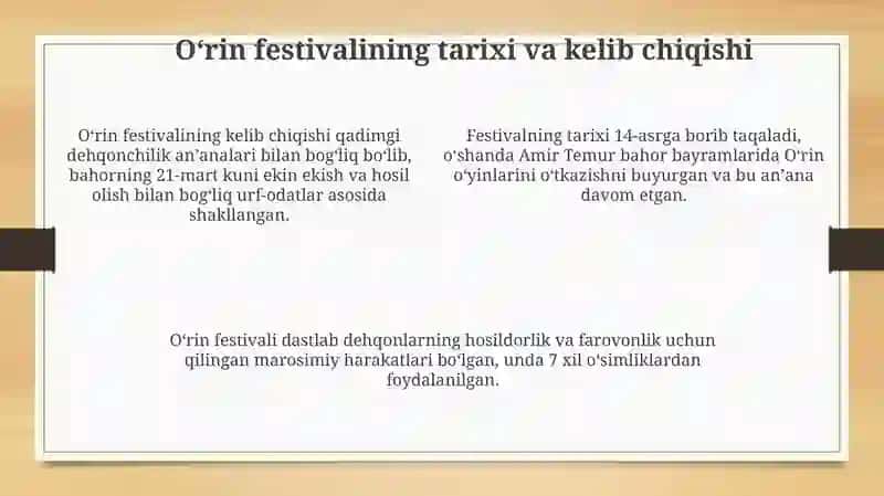 Oʻrin festivali 4