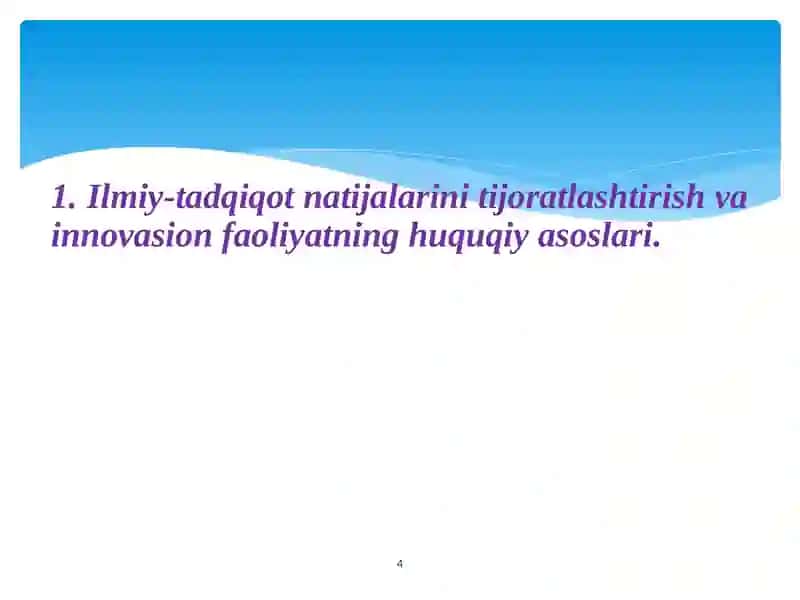 INNOVATSION IQTISODIYOT 4