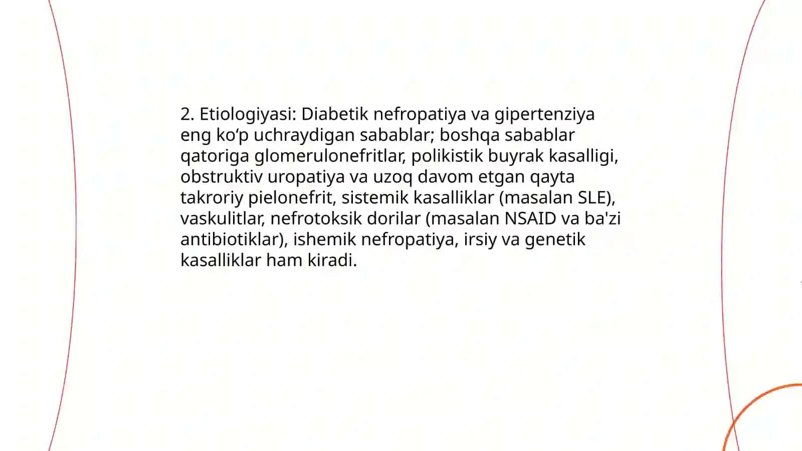 Buyrak yitishmovchiligi sindromi 4