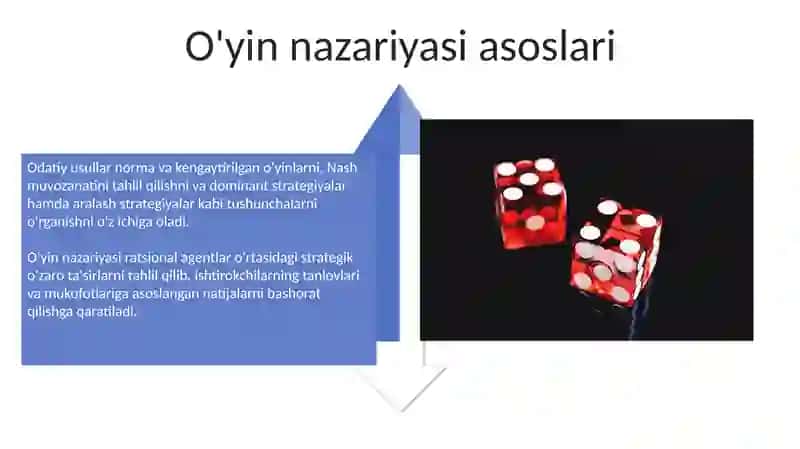 O'yin nazariyasi usuli 4