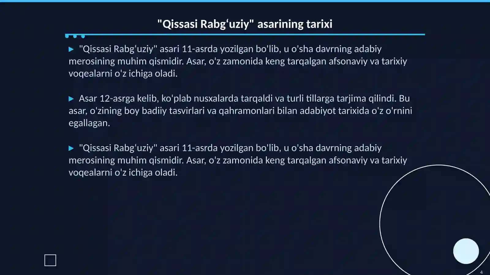 Qissasi Rabgʻuziy 4
